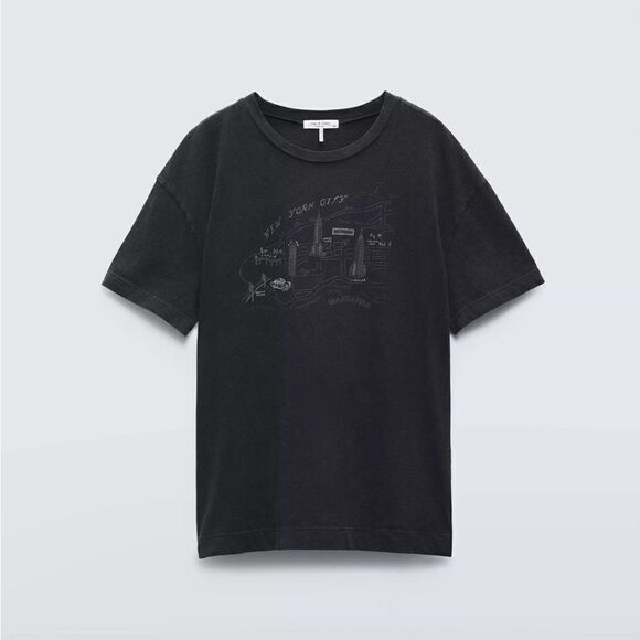 Rag & bone Mica City Tee SIZE M - Picture 2 of 7